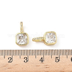 Colgante micropavé cubic zirconia de latón&nbsp;KK-L239-020G
