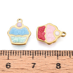 Pendentifs en acier inoxydable 304 émaillés&nbsp;STAS-T069-56