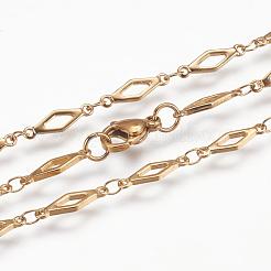 Collane a catena in acciaio inossidabile 304&nbsp;STAS-P164-35G