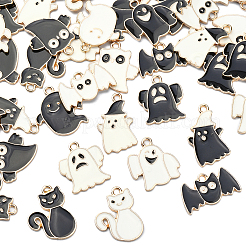 70pcs 14 Arten Halloween-Legierungs-Emaille-Anhänger&nbsp;ENAM-CJ0002-18