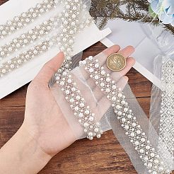 Polyester avec ruban de perles en plastique&nbsp;OCOR-CA0001-16