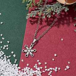 Collana con pendenti in acciaio inossidabile 201 anti-ossidazione&nbsp;NJEW-JN04863