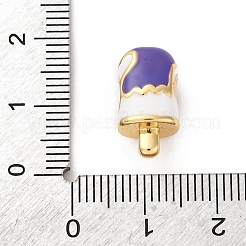 Ottone smalto European Beads&nbsp;KK-Q098-26G-A