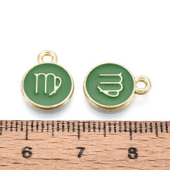 Charms aus Legierung und Emaille&nbsp;ENAM-T021-28H