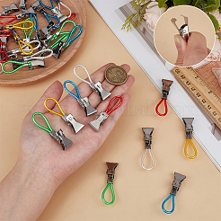 40 Stück Handtuchclips aus Edelstahl in 5 Farben&nbsp;AJEW-FG0005-54