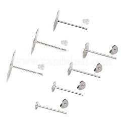 Ohrstecker-Beschläge aus Edelstahl 304&nbsp;FIND-FS0003-76