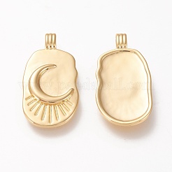 Messing Anhänger & Charms&nbsp;KK-L006-035G
