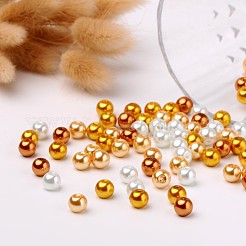 Caramello perline perla mix di vetro perlato&nbsp;HY-X006-8mm-02