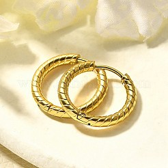 Creolen aus 304er Edelstahl für Damen&nbsp;EJEW-M068-11B-G