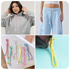 Cordon rond torsadé en polyester de 5 m&nbsp;OCOR-TA0003-90A