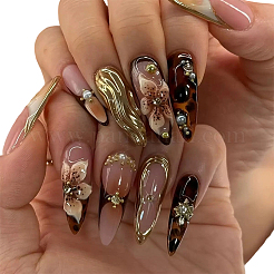 1 sachet de faux ongles à coller en plastique ABS&nbsp;MRMJ-CP0001-61