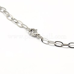Collana con catena in acciaio inossidabile 304 anti-ossidazione&nbsp;X-STAS-A028-N091P