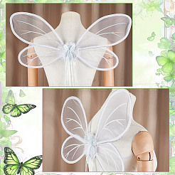 Alas de mariposa de poliéster y plumas&nbsp;AJEW-WH0542-82