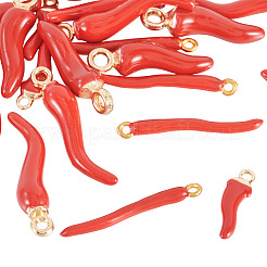 24 pendentif en alliage et émail en laiton&nbsp;FIND-TA0006-76