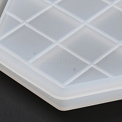 Moules de dessous de verre en silicone bricolage&nbsp;DIY-G079-18C