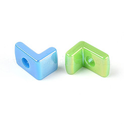 Placcatura uv perline europee acriliche opache&nbsp;OACR-M027-03L
