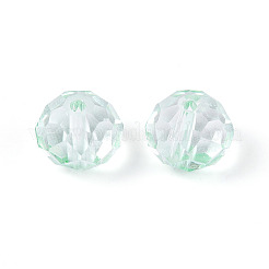 Perles de verre transparentes de peinture de cuisson&nbsp;GLAA-N011-10mm-07