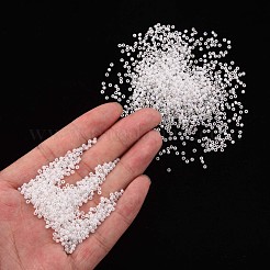 12/0 perles de rocaille en verre imitation jade&nbsp;SEED-S049-B-004