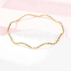Bracelets texturés en acier inoxydable 304 pour femmes&nbsp;BJEW-Z165-04G