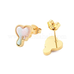 Ionenbeschichtung (IP) 3 Paar 3 Stile 304 Edelstahl Herz Ohrringe&nbsp;EJEW-A114-07G