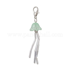 Adornos colgantes de vidrio y vidrio soplado con forma de medusa&nbsp;HJEW-JM04590