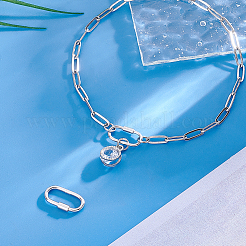 2 Stück 2 Stile 925 Sterling Silber Karabinerverschlüsse&nbsp;STER-PH0003-92