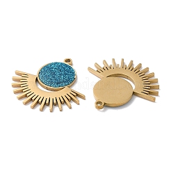 Pendentifs en acier inoxydable 304 avec placage ionique (IP)&nbsp;X-STAS-C083-09G-01
