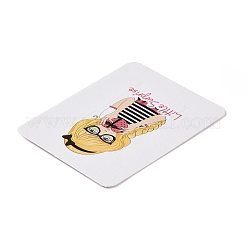 Schede espositive per fermagli per capelli in carta rettangolari&nbsp;CDIS-C004-03J