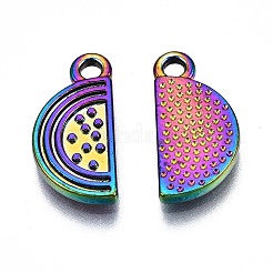 Regenbogenfarbene legierung anhänger&nbsp;PALLOY-S180-218-NR