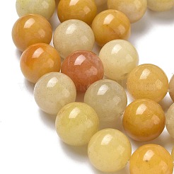 Topazio naturale perle di giada fili&nbsp;G-F818-A02-14mm-02
