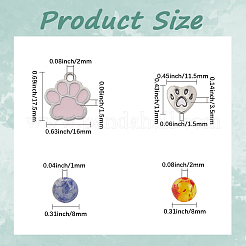 DIY-Kits zur Herstellung von Armbändern aus natürlichen und synthetischen Edelsteinen mit runden Perlen&nbsp;DIY-SC0030-80