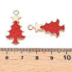 Weihnachten Thema Legierungsemailleanhänger&nbsp;ENAM-T020-33A