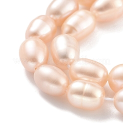 Fili di perle di perle d'acqua dolce coltivate naturali&nbsp;PEAR-P062-10G