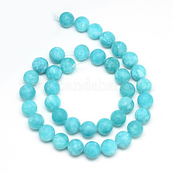 Natürliche weiße Jade Perlenstränge&nbsp;G-R297-8mm-45