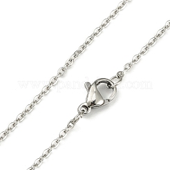 Catene in acciaio inossidabile 304 anti-ossidazione collane&nbsp;X-STAS-S029-02