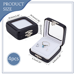 Schmuck-Geschenk-Aufbewahrungsbox aus PU-Leder&nbsp;AJEW-WH0475-04A