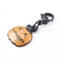 Conjunto de colgantes de esmalte de aleación de tema de halloween&nbsp;HJEW-JM00436