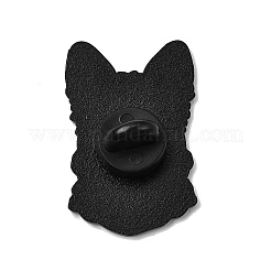 Spille smaltate con schnauzer&nbsp;JEWB-Z049-02EB-01