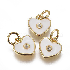 Ottone micro spianare pendenti zirconi&nbsp;ZIRC-I026-06G