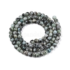 Gefärbt natürlichen weißen Jade Perlen Stränge&nbsp;G-T140-4mm-B03