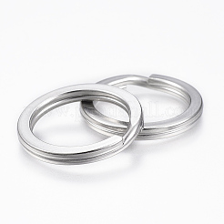 Porte-clés fendus en acier inoxydable 304 résistant au ternissement&nbsp;LS-STAS-P177-1.8x20mm-P
