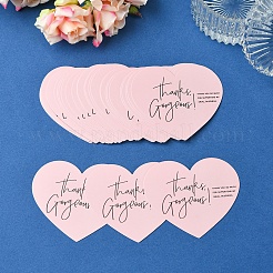 1 Beutel gestrichenes Papier Dankeschön-Grußkarte&nbsp;DIY-FS0007-87