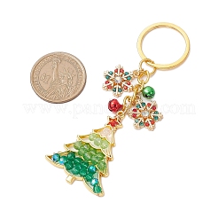 Porte-clés en alliage en forme de sapin de Noël&nbsp;KEYC-JKC00972