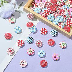Boutons en bois&nbsp;DIY-CJC0006-08