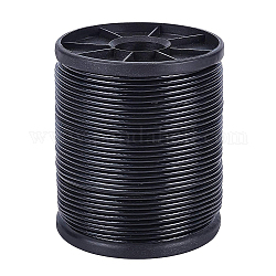 Benecreat 43.5 yard/40m 304 câble en acier inoxydable enduit de vinyle noir (enduit od, 2 mm), 7x7 brins de câbles en acier inoxydable pour la décoration suspendue intérieure extérieure