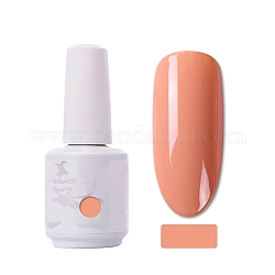 15 ml spezielles Nagelgel, für Nail Art Stempeldruck, Lack Maniküre Starter Kit, Licht Lachs, Flasche: 34x80mm