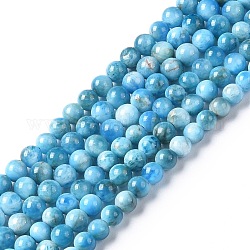 Chapelets de perles en apatite naturelle, Grade a, ronde, Grade a, 4.5mm, Trou: 0.7mm, Environ 83~106 pcs/chapelet, 14.76~18.78 pouce (37.5~47.7 cm)