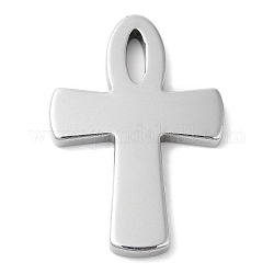 Гальванические подвески из синтетического немагнитного гематита, религия крест прелести, с покрытием платиным, 49x33.5x4 мм, отверстие : 1 мм