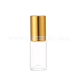Glass Bead Storage Tubes, Column with Lid, Clear, 1.9x4.7cm, Capacity: 8ml(0.27fl. oz)