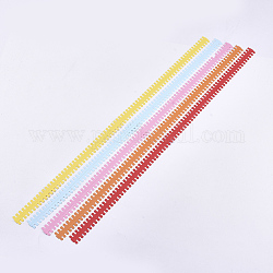 DIY Flower Paper Quilling Strips, DIY Origami Paper Hand Craft, Mixed Color, 495x18mm, 5colors/bag